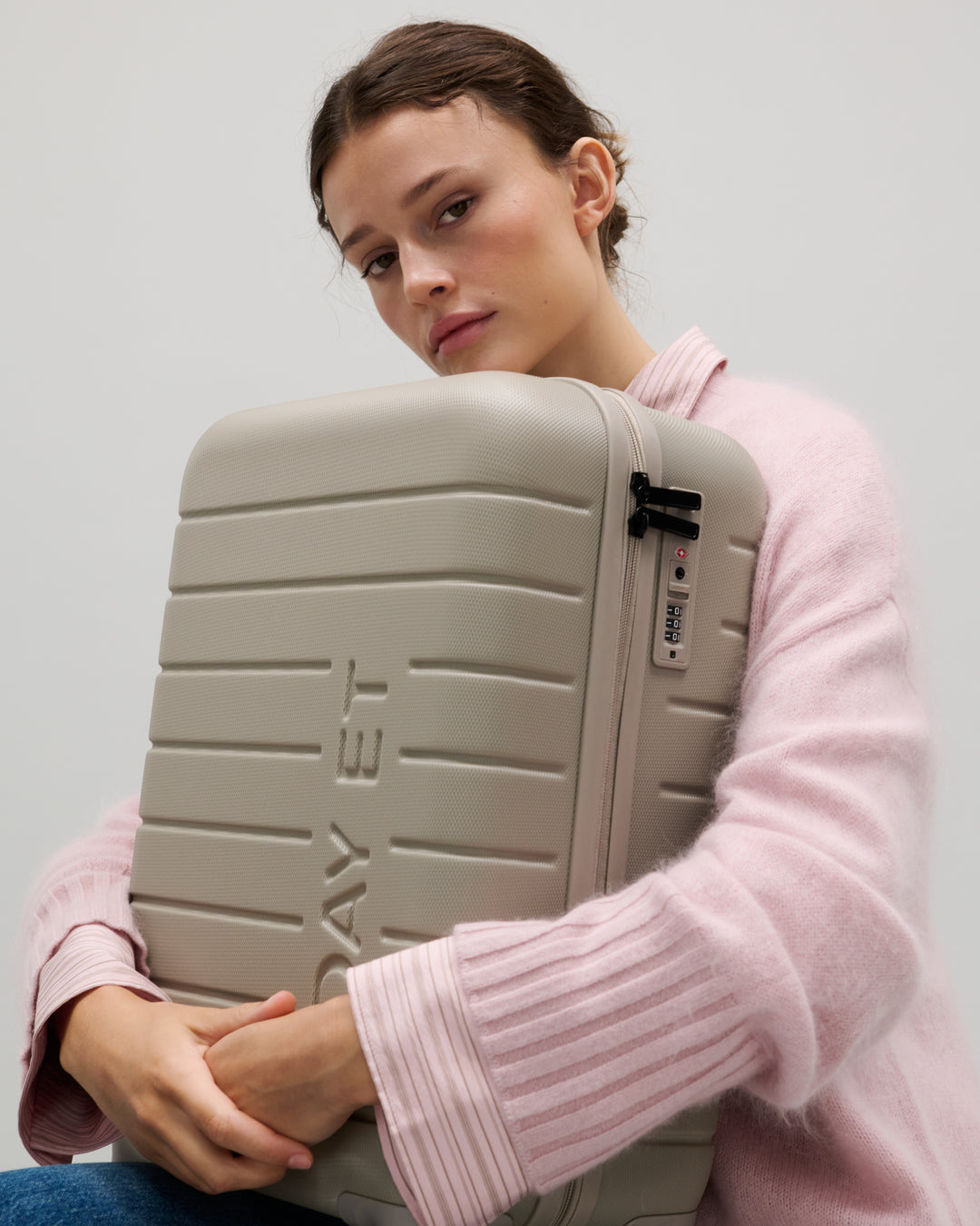 Small 20" Tonal Logo Cabin Suitcase