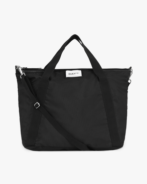 Large Nylon Crossbody Shopper Bag