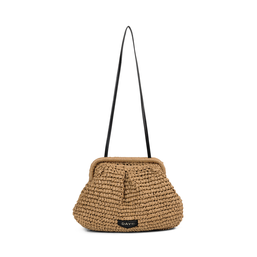 Day City Straw Clutch