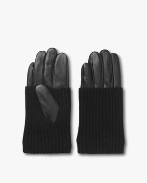 Day Leather Knit Glove