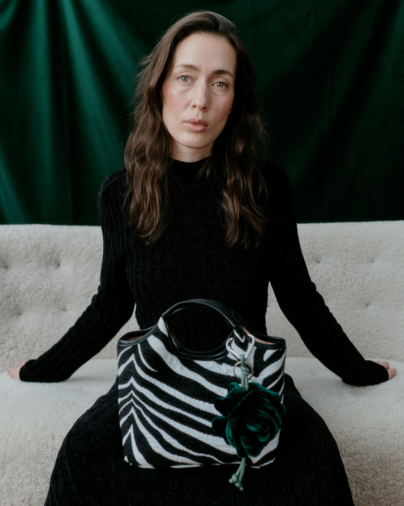 Day Velvet Flower Charm