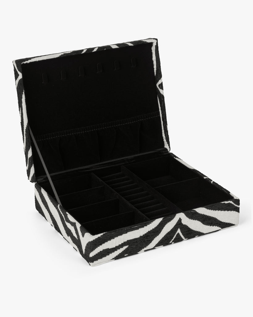 Day Zebra Jewelry Case Large
