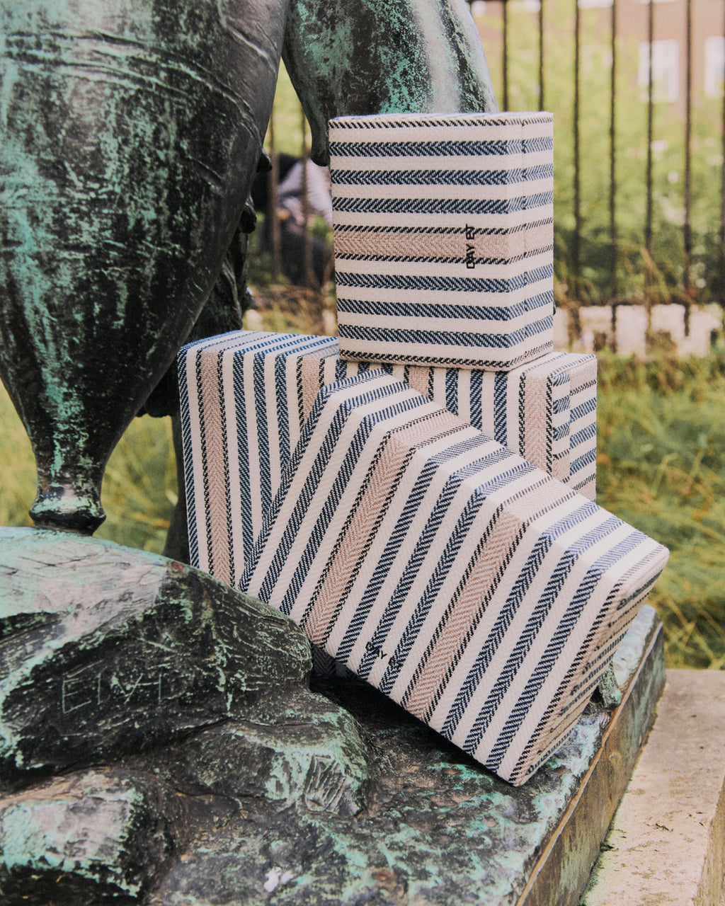 Day Stripes Jewelry Case Large