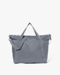Large Tonal Nylon Crossbody Shopper Taske