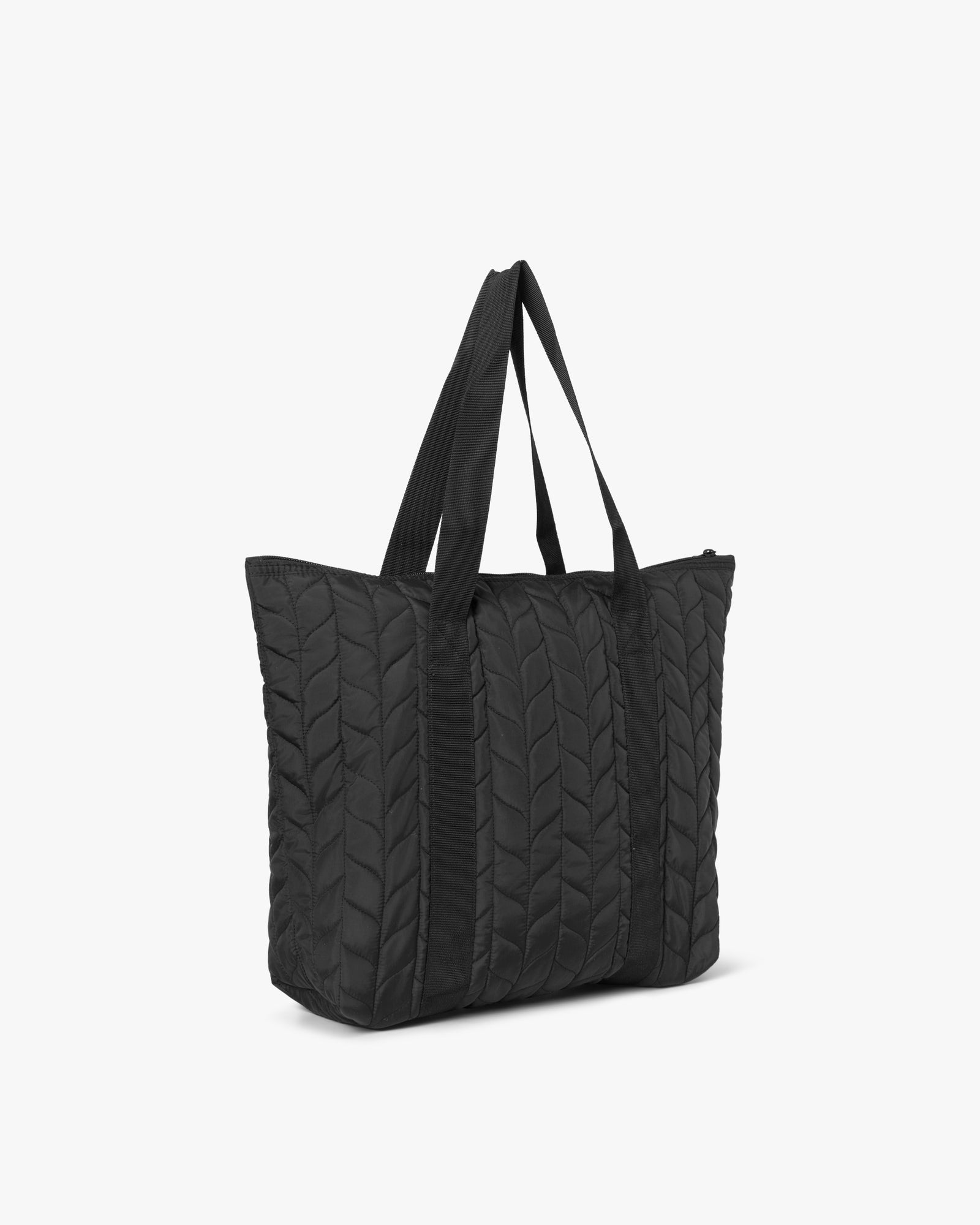 Medium Leaf Quilt Shopper Bag