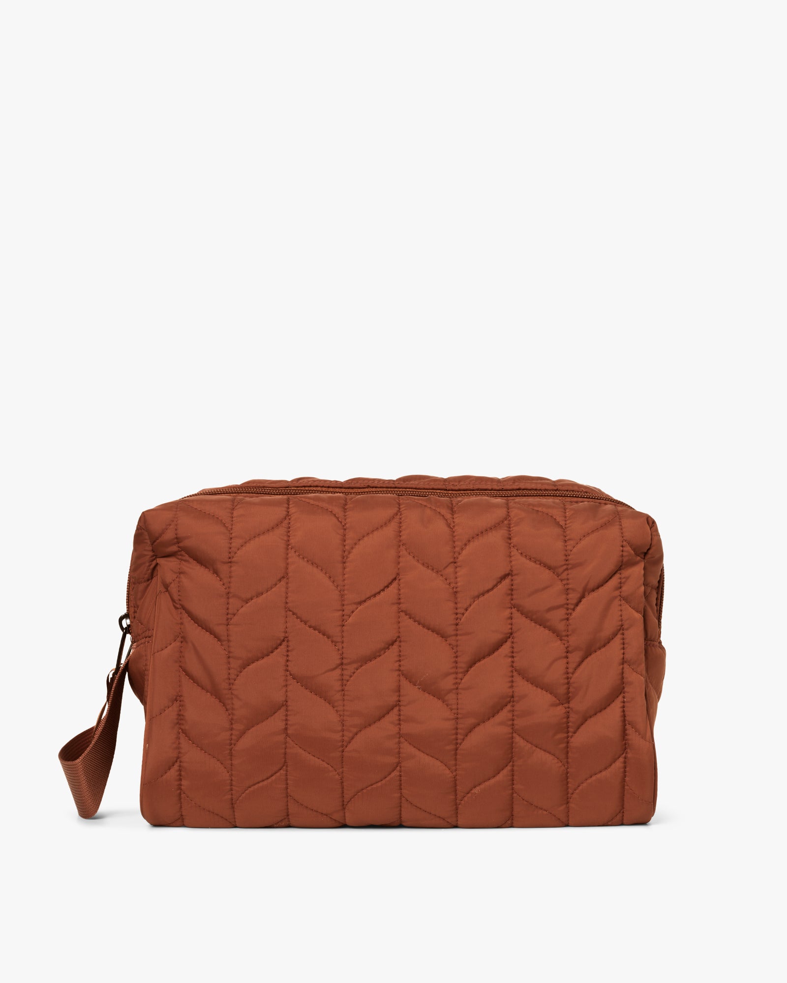 Large Leaf Quilt Toiletry Bag