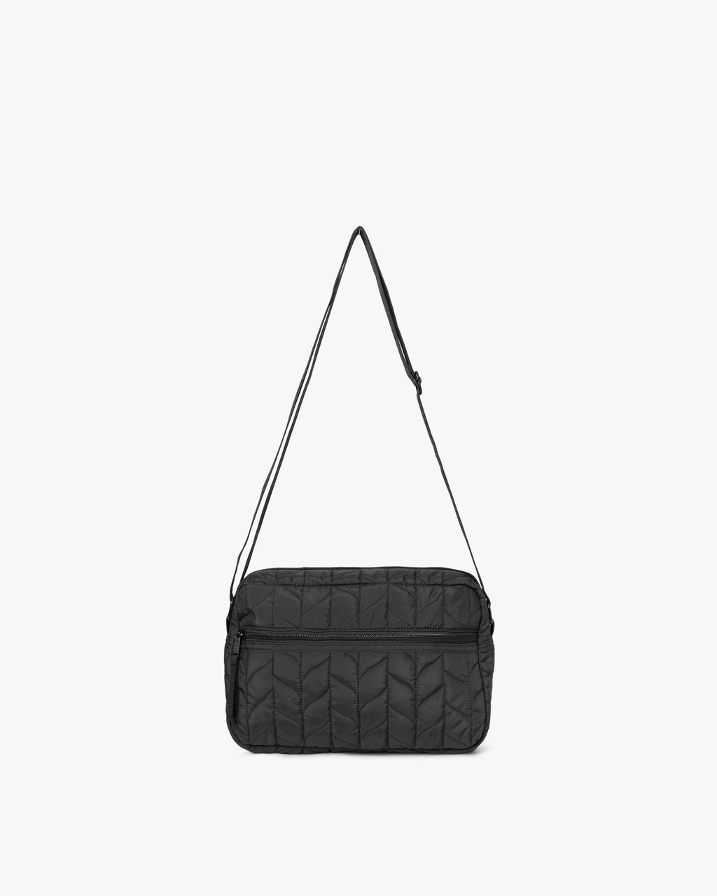 Medium Leaf Quilt Camera Crossbody Bag