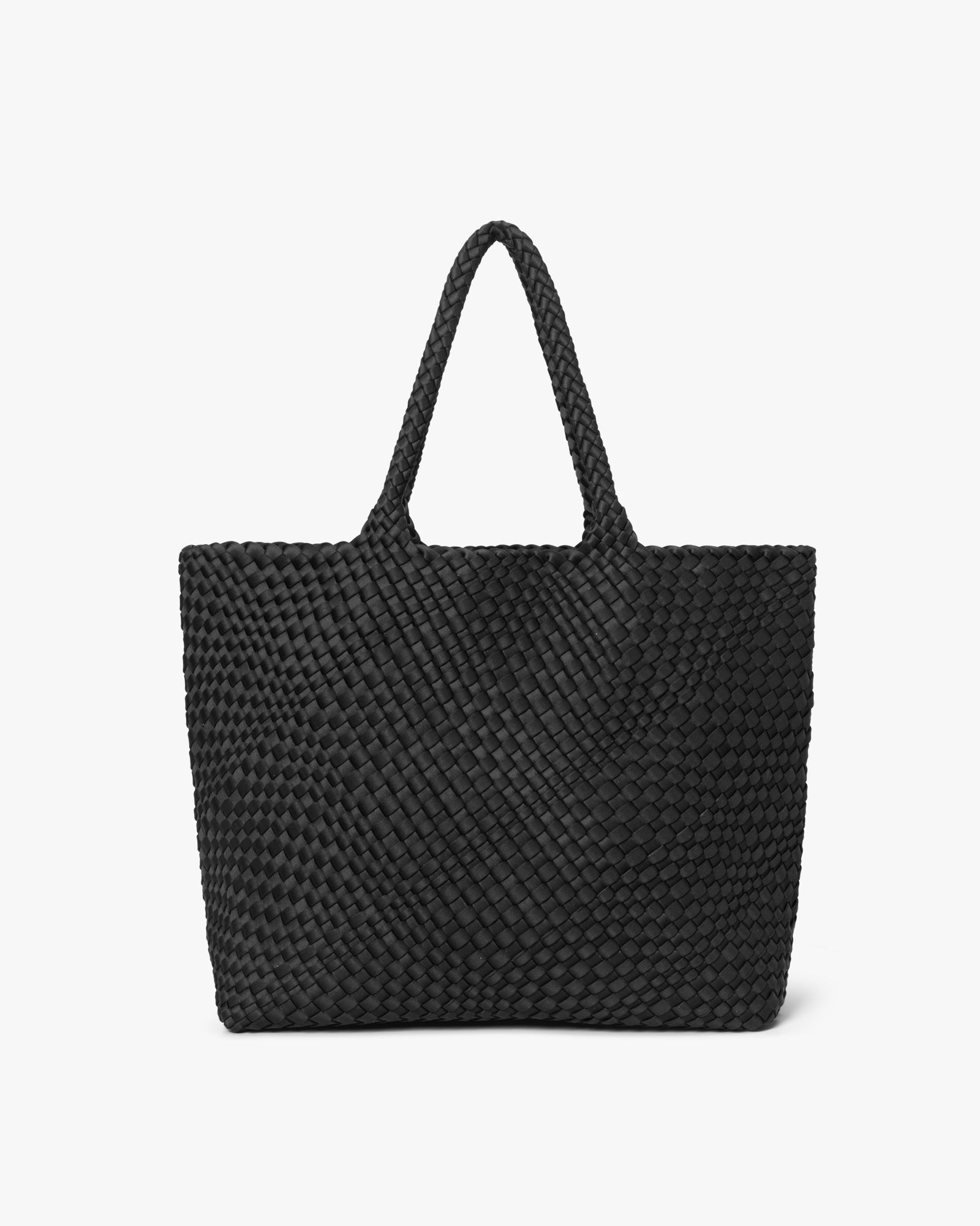 Large Hand-Braided Neoprene Shoulder Bag