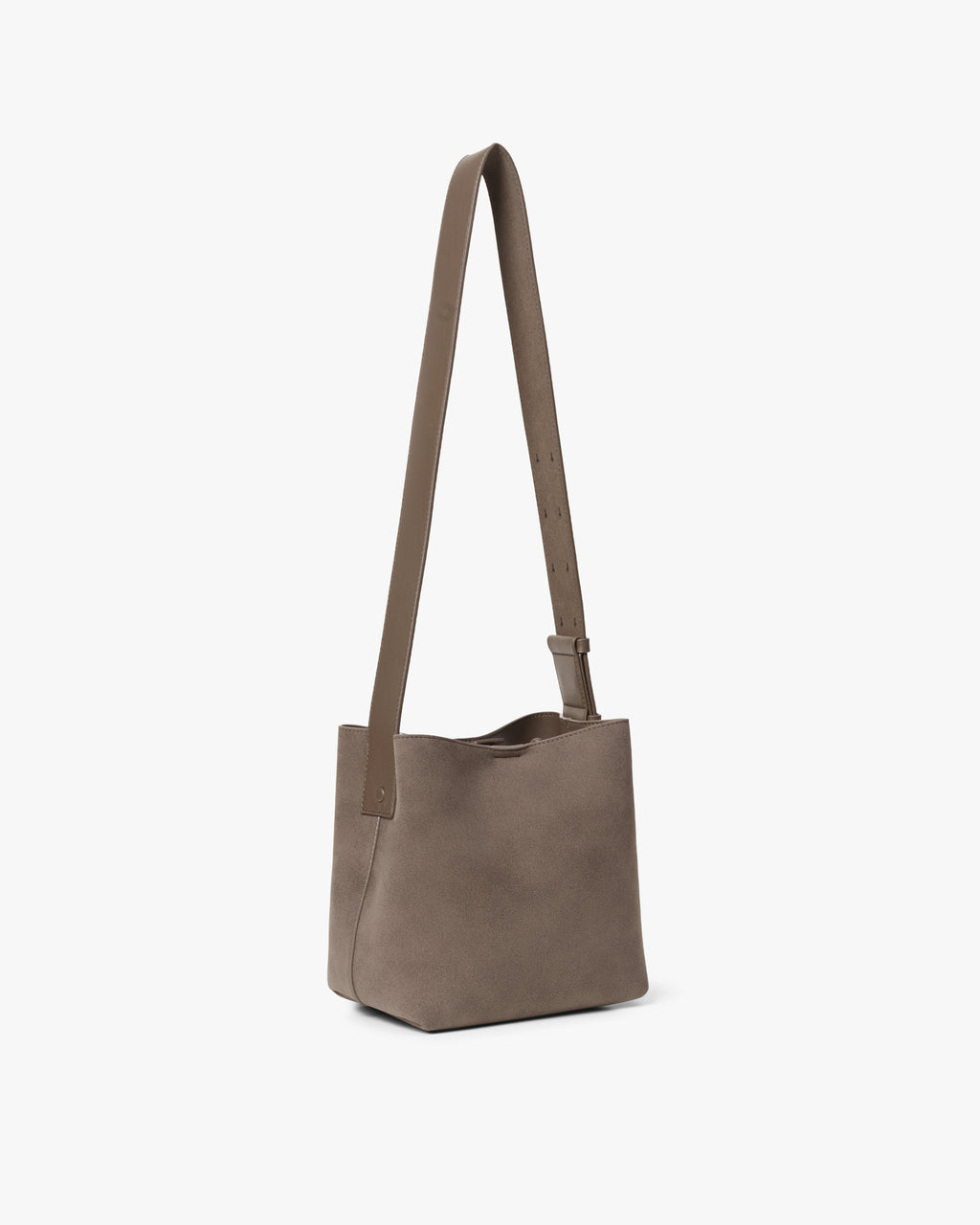 Small Imitation Suede Crossbody Skuldertaske