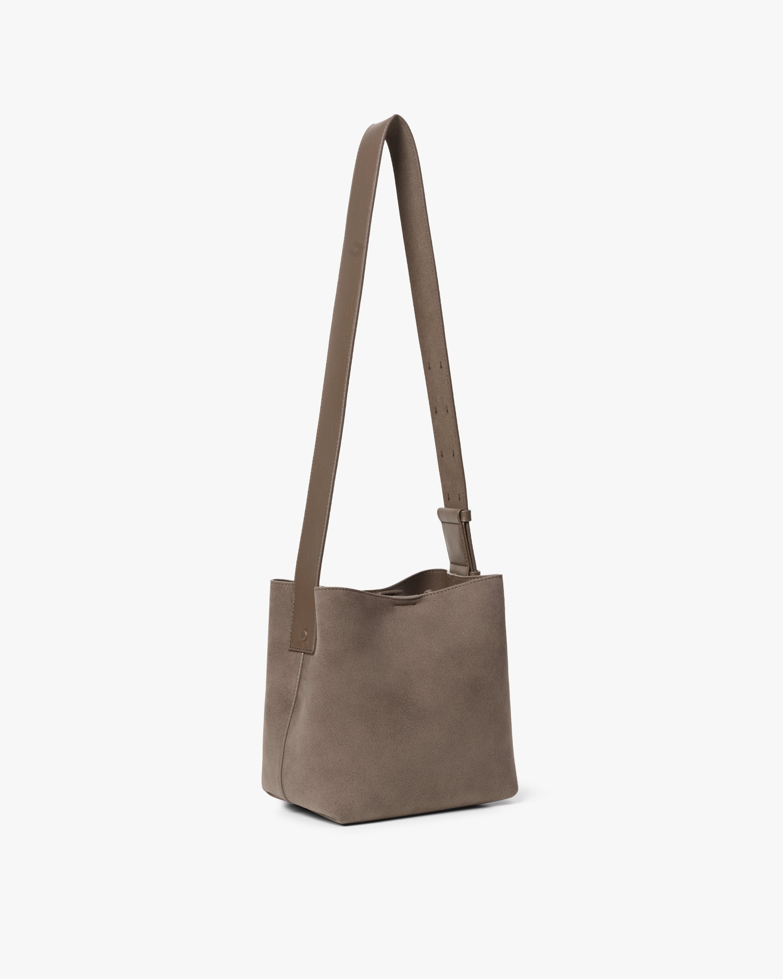 Small Imitation Suede Crossbody Skuldertaske