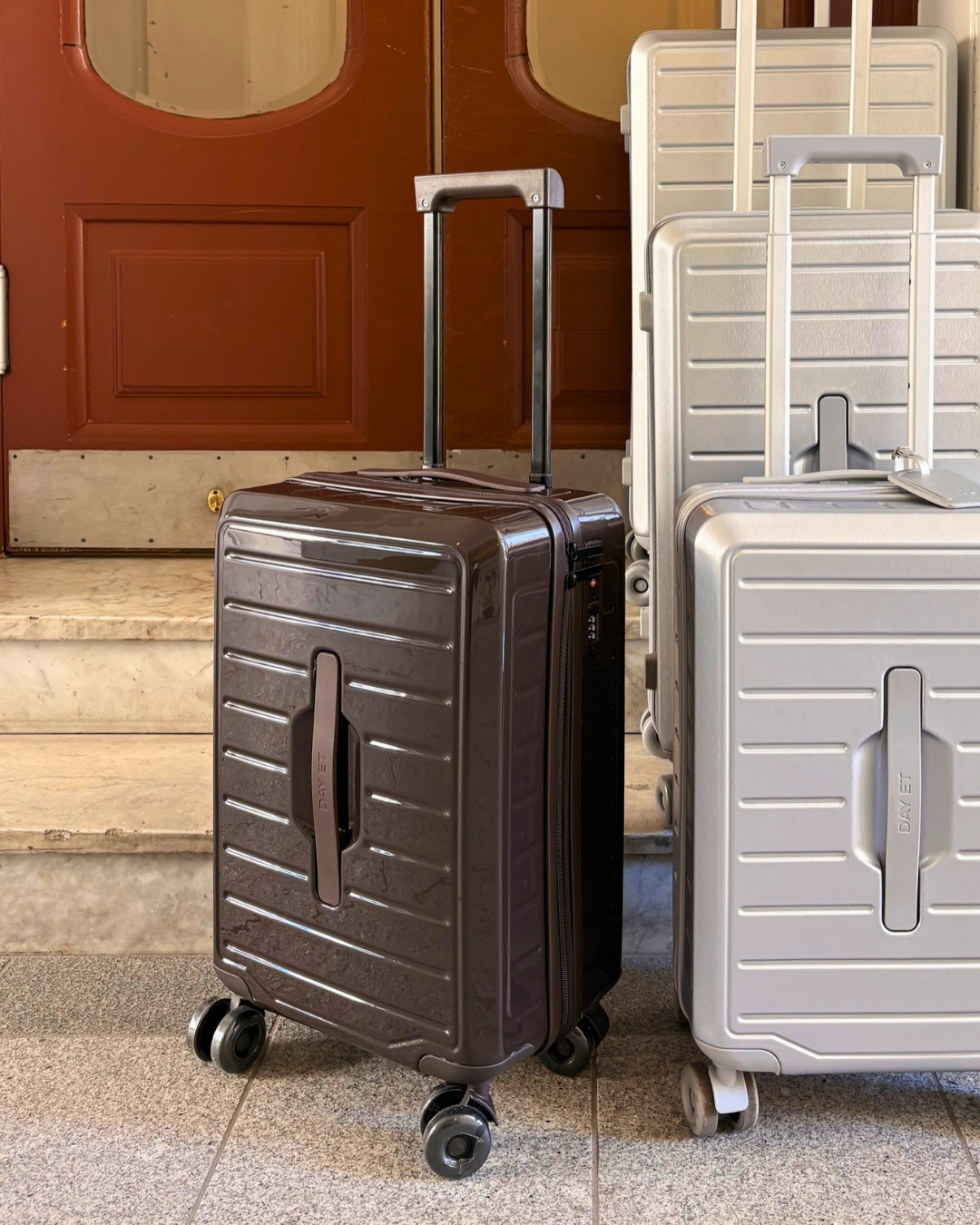 Small 20" Tonal Trunk Suitcase